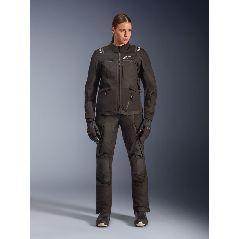 Alpinestars Stella Andes V4 Drystar sieviešu motocikla jaka, melna