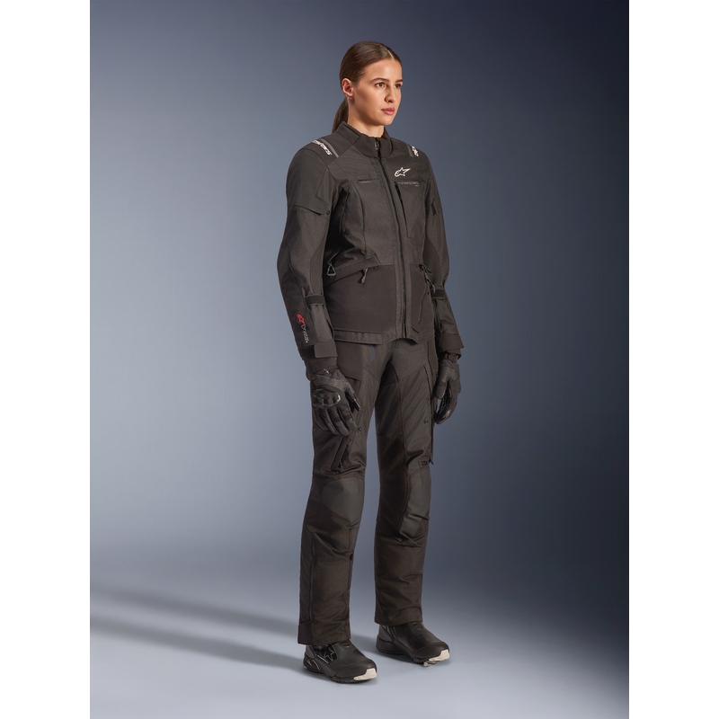 Alpinestars Stella Andes V4 Drystar sieviešu motocikla jaka, melna