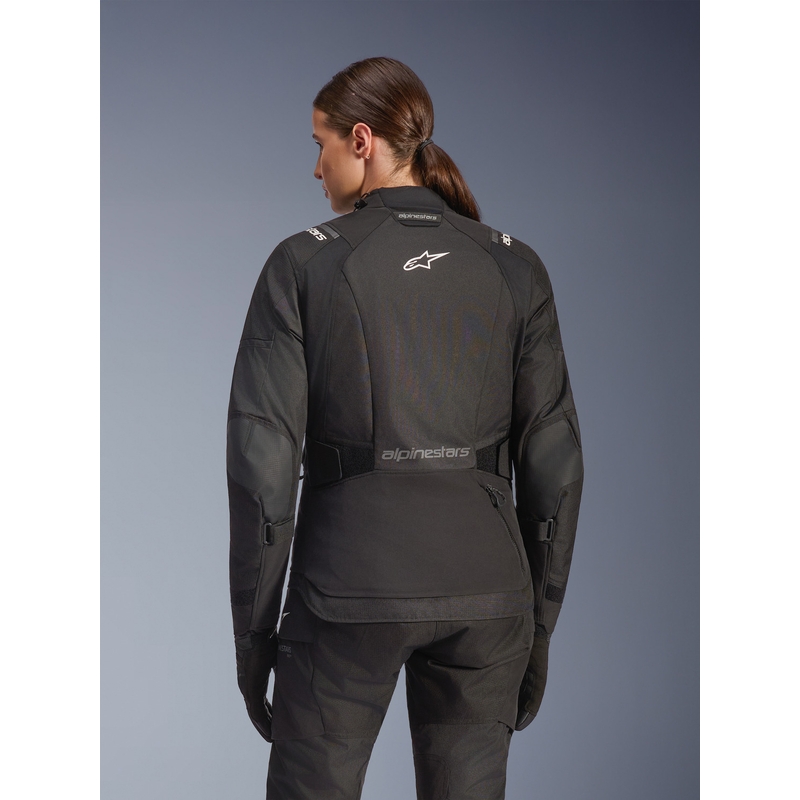 Alpinestars Stella Andes V4 Drystar sieviešu motocikla jaka, melna