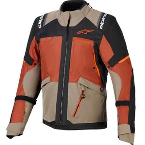 Alpinestars Andes V4 Drystar motocikla jaka gaiši brūna-tumši oranža-melna