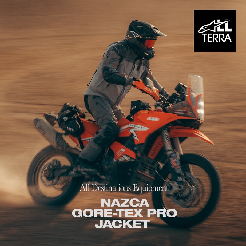 Alpinestars Nazca 3L Gore-Tex PRO motocikla jaka tumši pelēka-gaiši pelēka