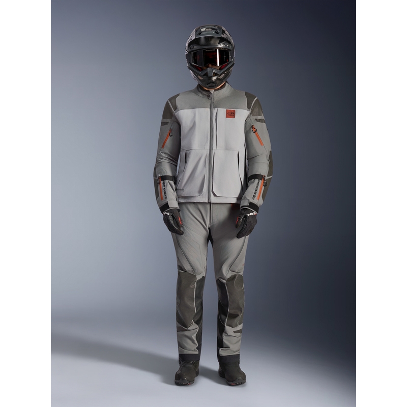 Alpinestars Nazca 3L Gore-Tex PRO motocikla jaka tumši pelēka-gaiši pelēka
