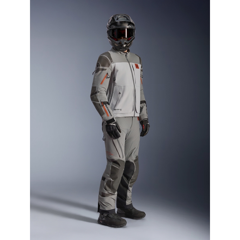 Alpinestars Nazca 3L Gore-Tex PRO motocikla jaka tumši pelēka-gaiši pelēka