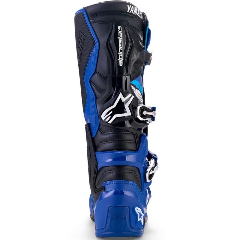 Alpinestars TECH 7 YAMAHA motokrosa zābaki zili balti melna kolekcija