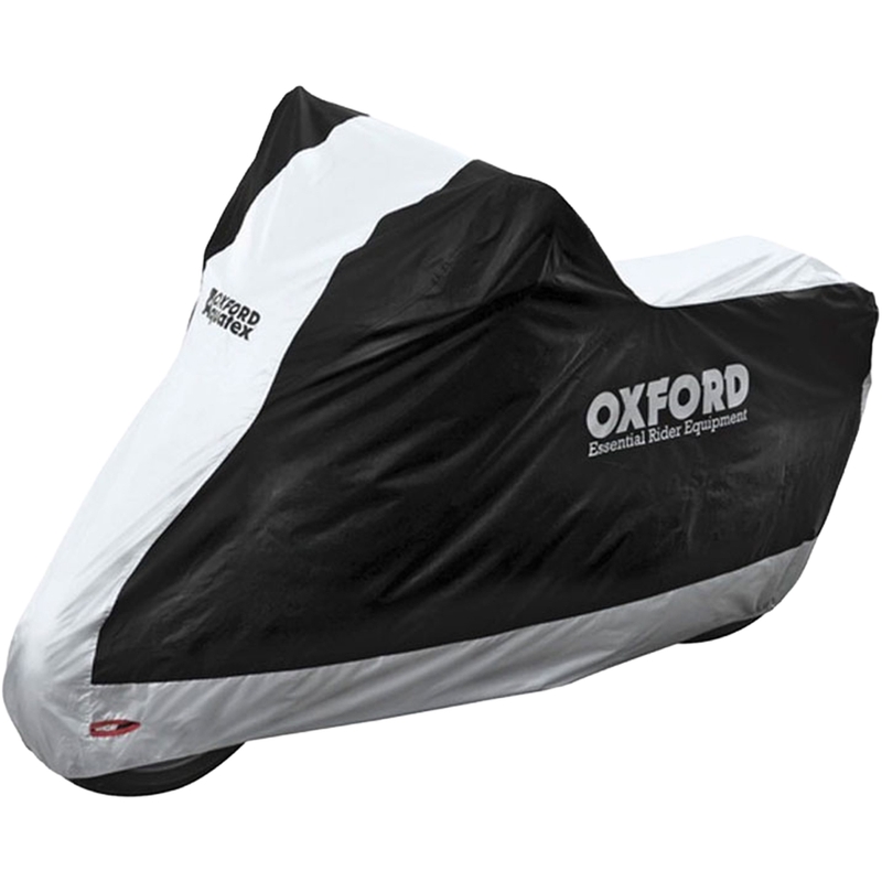 Oxford Aquatex motociklu tents 2016 - melns/sudrabots