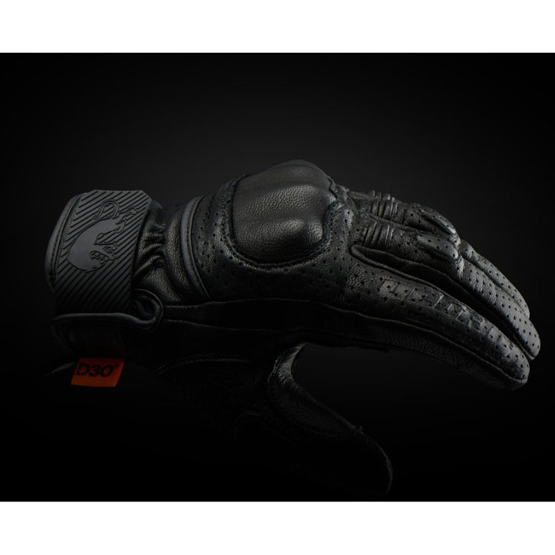 Furygan LR Jet Vented D3O® Evo motocikla cimdi, melni