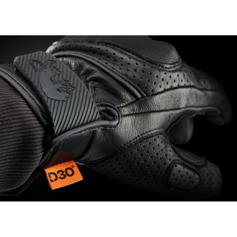 Furygan LR Jet Vented D3O® Evo motocikla cimdi, melni