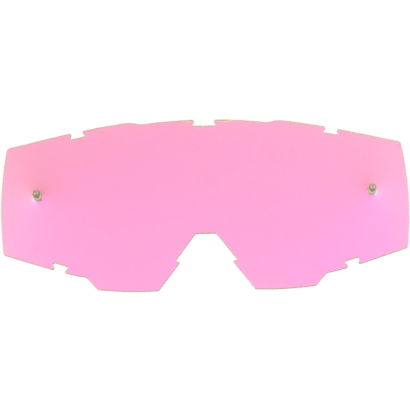 NOX Spectre motokrosa brilles ar vizieri rozā