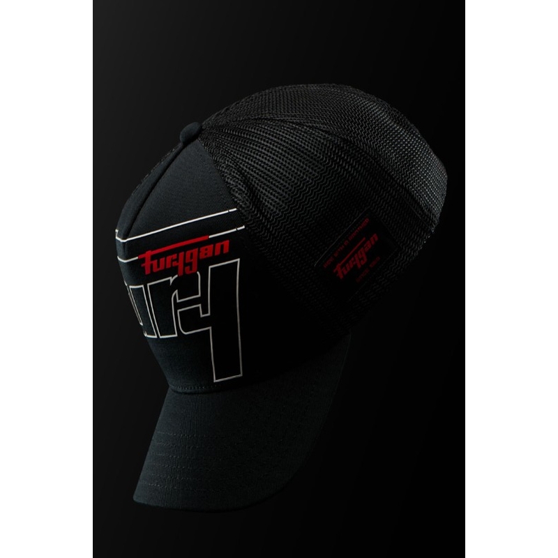 Furygan Trucker Rage cepure melna-balta-sarkana