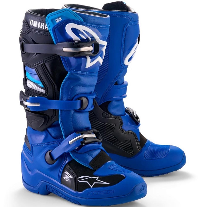 Alpinestars TECH 7 S YAMAHA bērnu motokrosa zābaki zili balti melna kolekcija