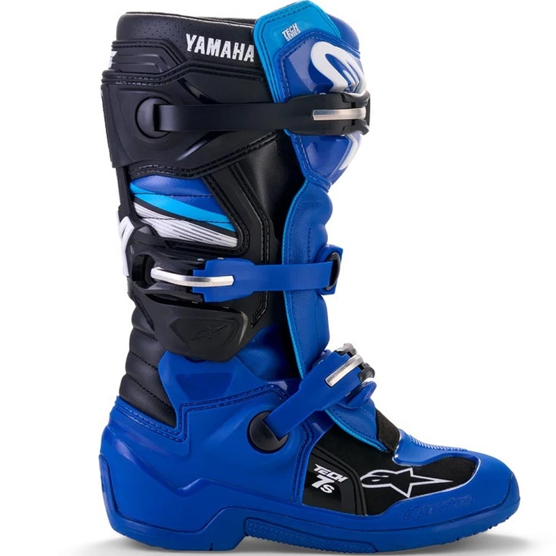 Alpinestars TECH 7 S YAMAHA bērnu motokrosa zābaki zili balti melna kolekcija