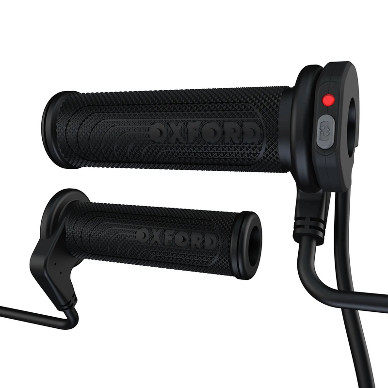 Oxford HotGrips Advanced Integrated Sport apsildāmie rokturi, melni