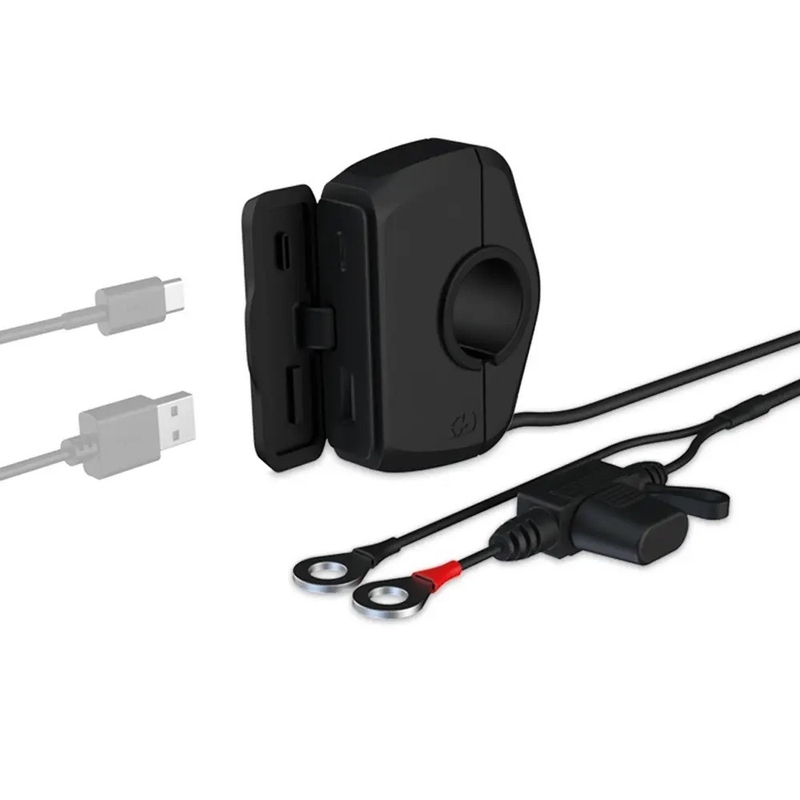 Oxford slim ligzda USB-C un USB-A, melna