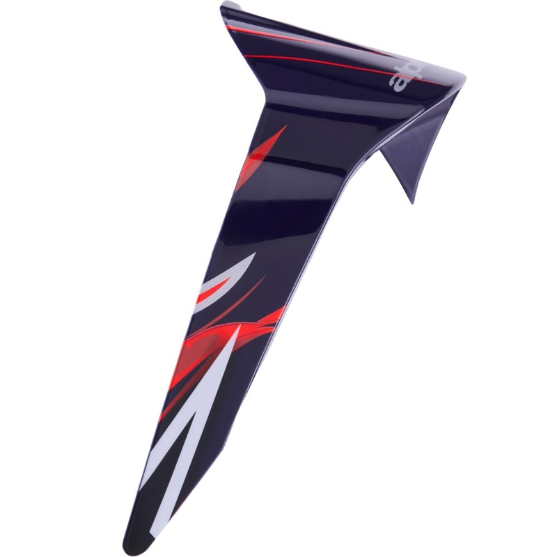 Aerodinamiskais spoileris Alpinestars Supertech R10 FLYTE motociklu ķiverēm, standarta profils, matēts zils-sarkans-balts