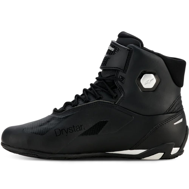 Alpinestars Stella Faster-4 Drystar sieviešu motocikla zābaki melni-sudrabaini