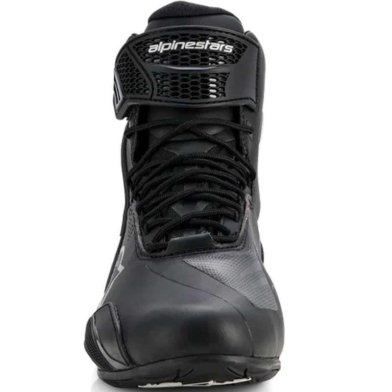 Alpinestars Stella Faster-4 Drystar sieviešu motocikla zābaki melni-sudrabaini