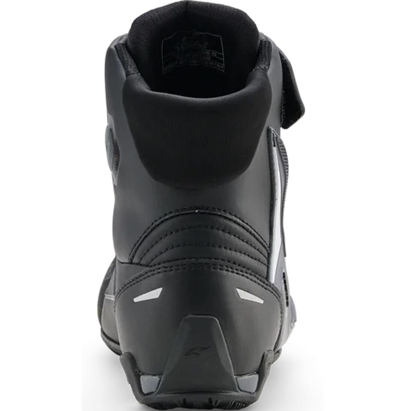 Alpinestars Faster-4 Drystar motociklu zābaki melni-tumši pelēki-balti