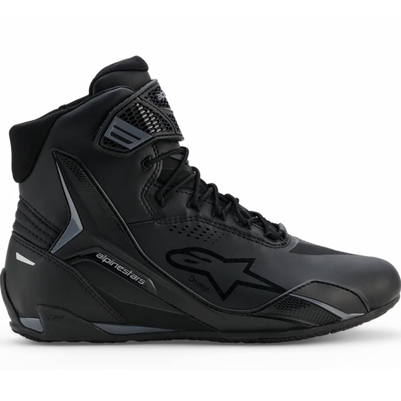Alpinestars Faster-4 Drystar motociklu zābaki melni-tumši pelēki