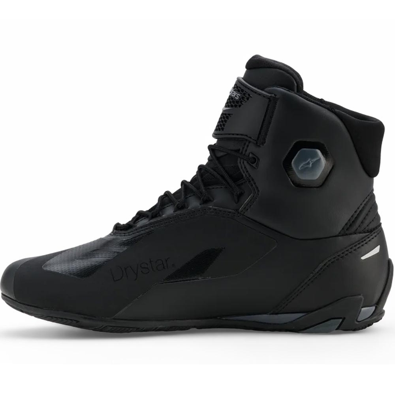 Alpinestars Faster-4 Drystar motociklu zābaki melni-tumši pelēki