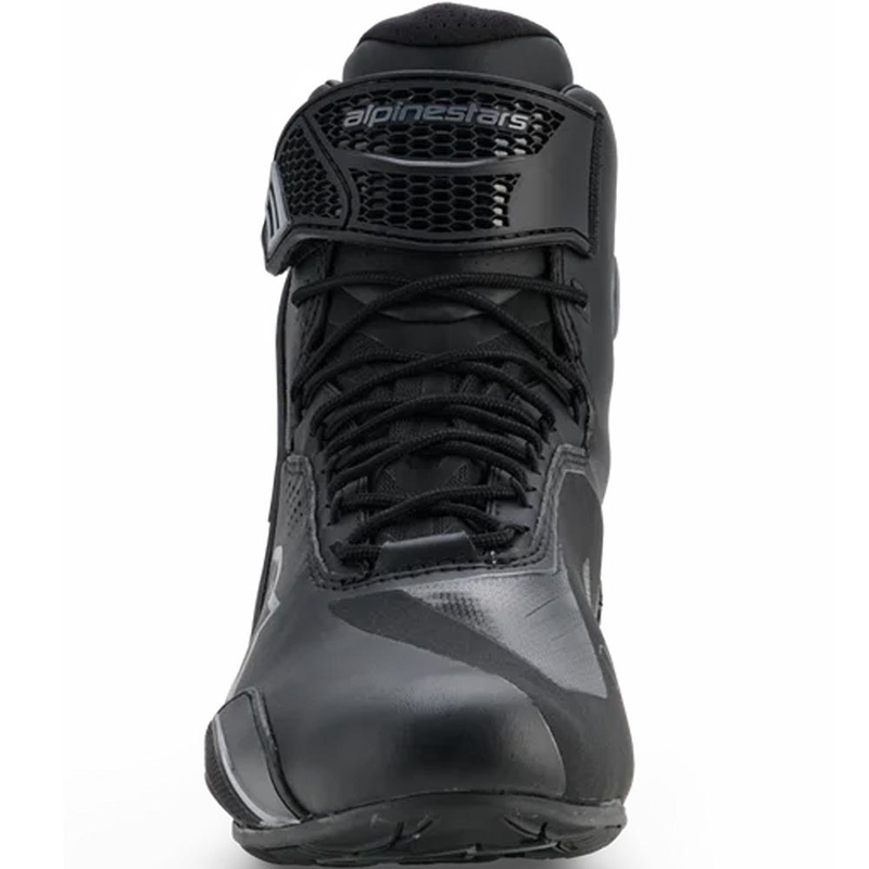 Alpinestars Faster-4 Drystar motociklu zābaki melni-tumši pelēki