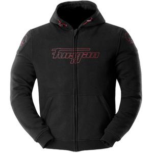 Furygan Livio X Kevlar® motocikla jaka melna-sarkana
