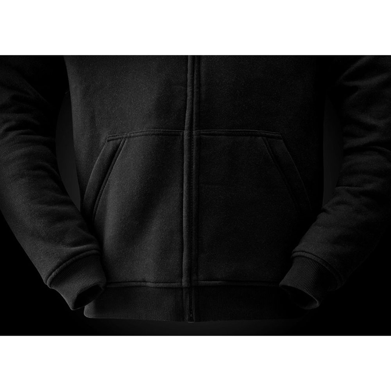 Furygan Livio X Kevlar® motocikla jaka melna-sarkana