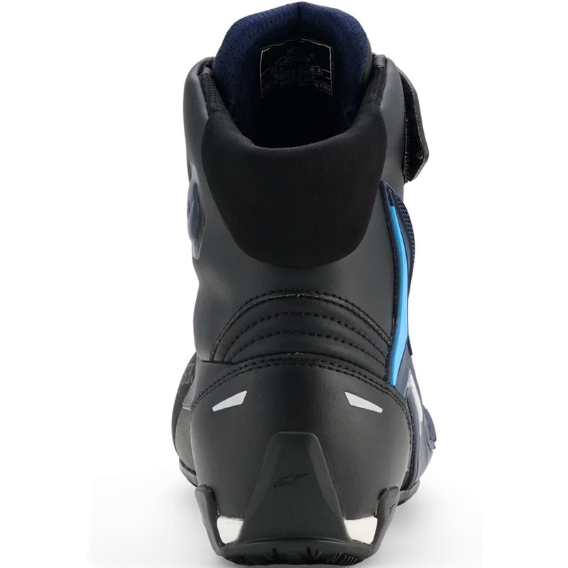 Alpinestars Faster-4 Drystar motociklu zābaki melni-zili-balti