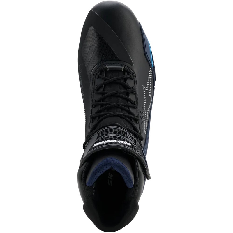 Alpinestars Faster-4 Drystar motociklu zābaki melni-zili-balti
