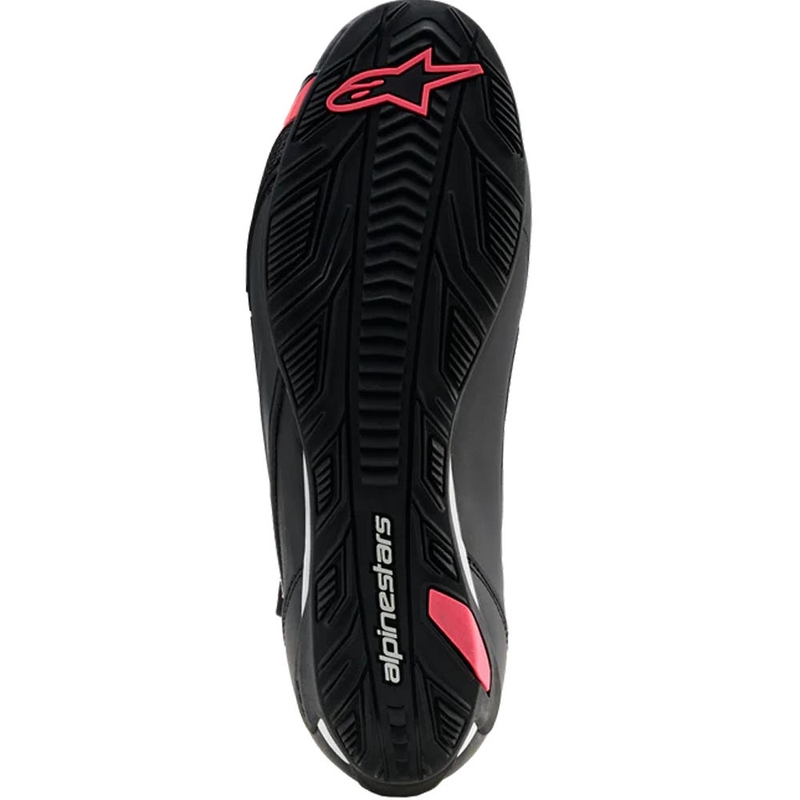 Alpinestars Stella Faster-4 Drystar sieviešu motocikla zābaki melni-pelēki-sarkani