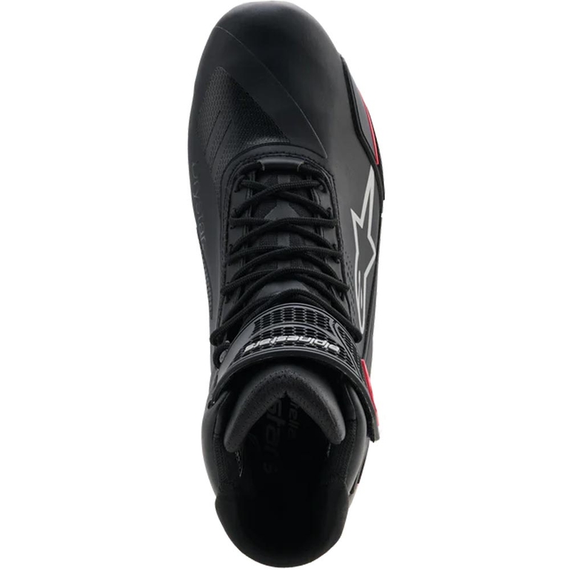 Alpinestars Stella Faster-4 Drystar sieviešu motocikla zābaki melni-pelēki-sarkani