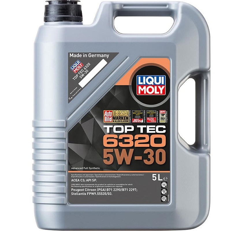Sintētiskā motoreļļa LIQUI MOLY Top Tec 6320 5W-30 5 l