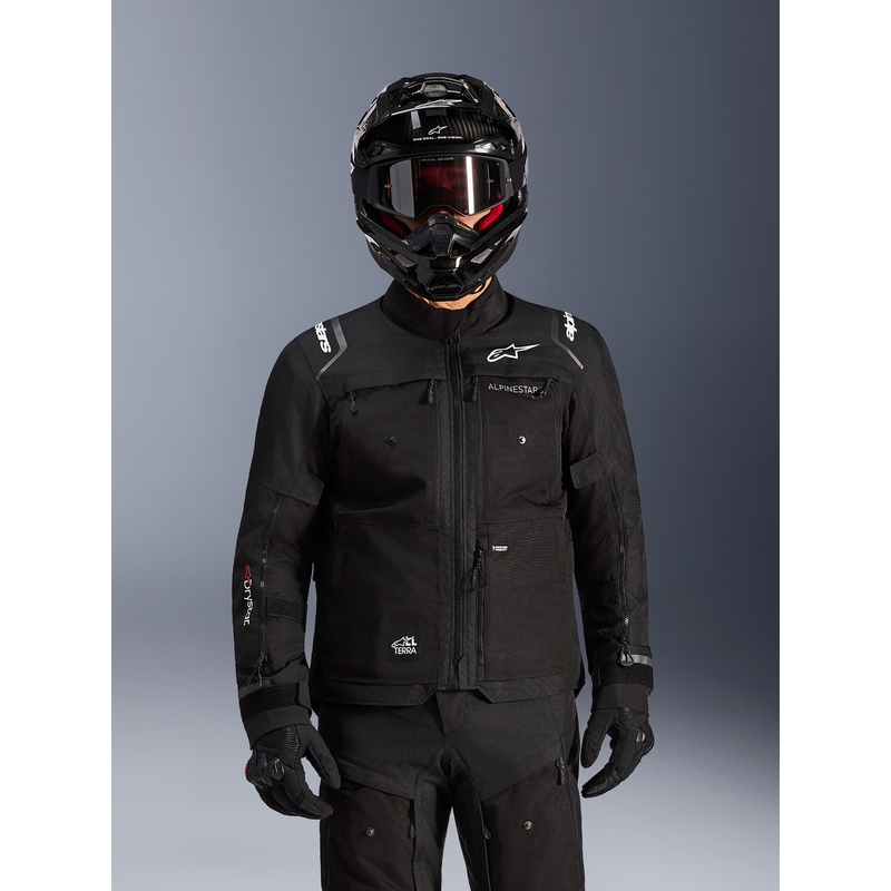 Alpinestars Cusco Drystar motocikla jaka melna