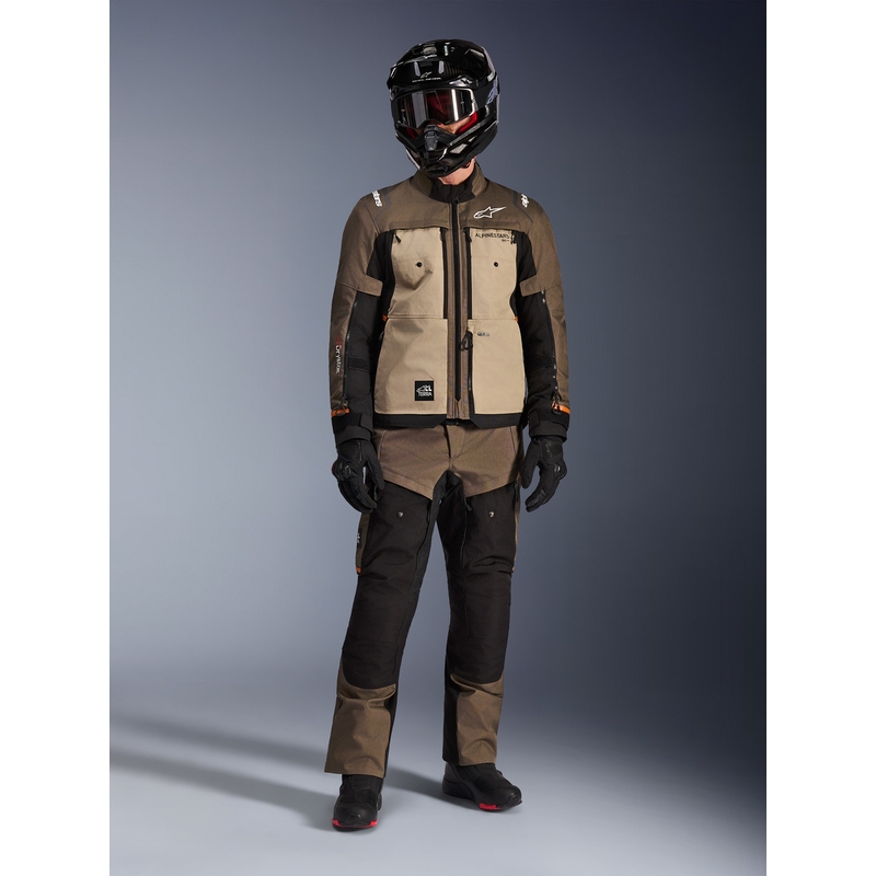 Alpinestars Cusco Drystar motocikla jaka brūna-melna