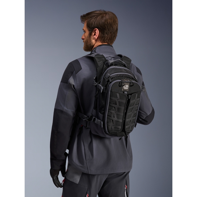 Alpinestars AT-15 motocikla mugursoma melni pelēka 15 l