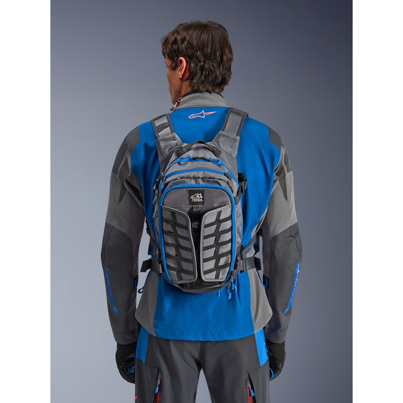 Alpinestars AT-15 motocikla mugursoma tumši pelēka-pelēkzila 15 l