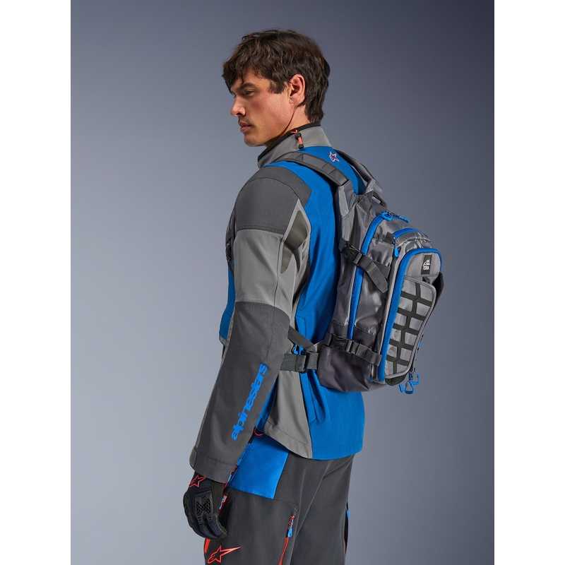 Alpinestars AT-15 motocikla mugursoma tumši pelēka-pelēkzila 15 l