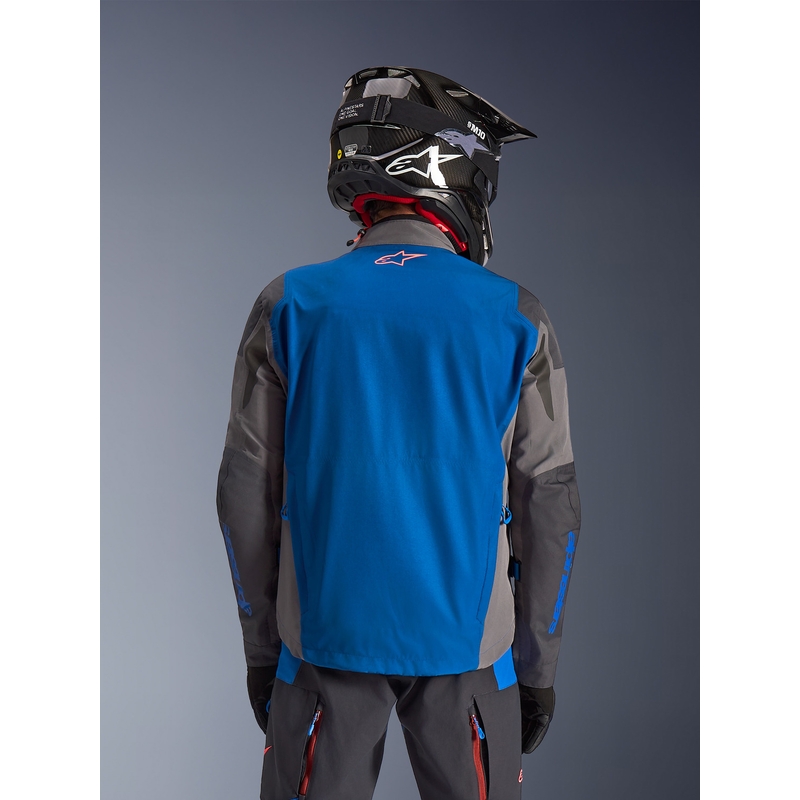 Alpinestars Maxdura Drystar XF motocikla jaka zila-tumši pelēka