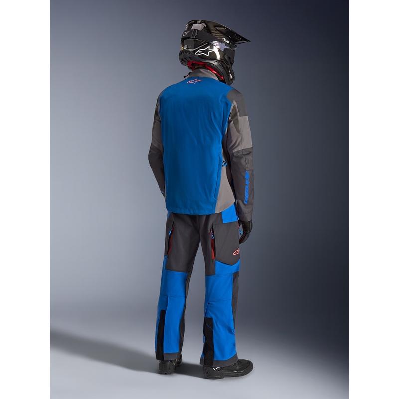 Alpinestars Maxdura Drystar XF motocikla jaka zila-tumši pelēka