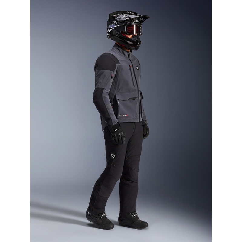 Alpinestars Maxdura Drystar XF motocikla jaka tumši pelēka-melna