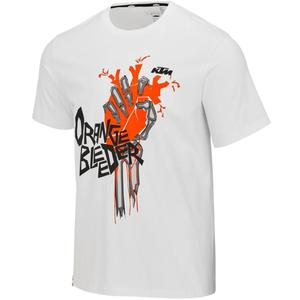 KTM Orange Bleeder T-krekls, balts
