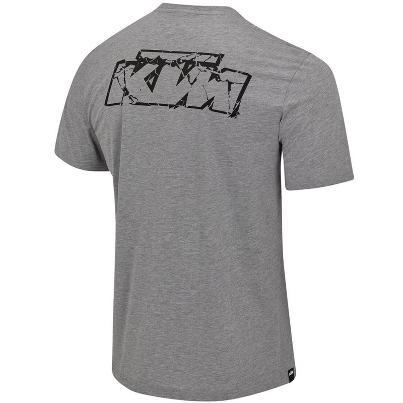 KTM Logo T-krekls gaiši pelēks melanžs