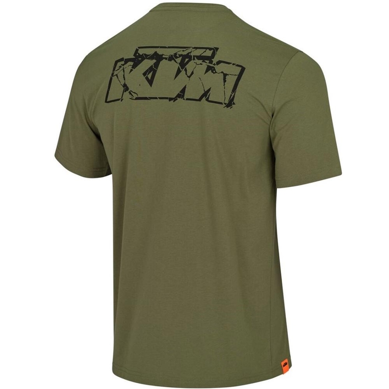 KTM logo T-krekls haki krāsā