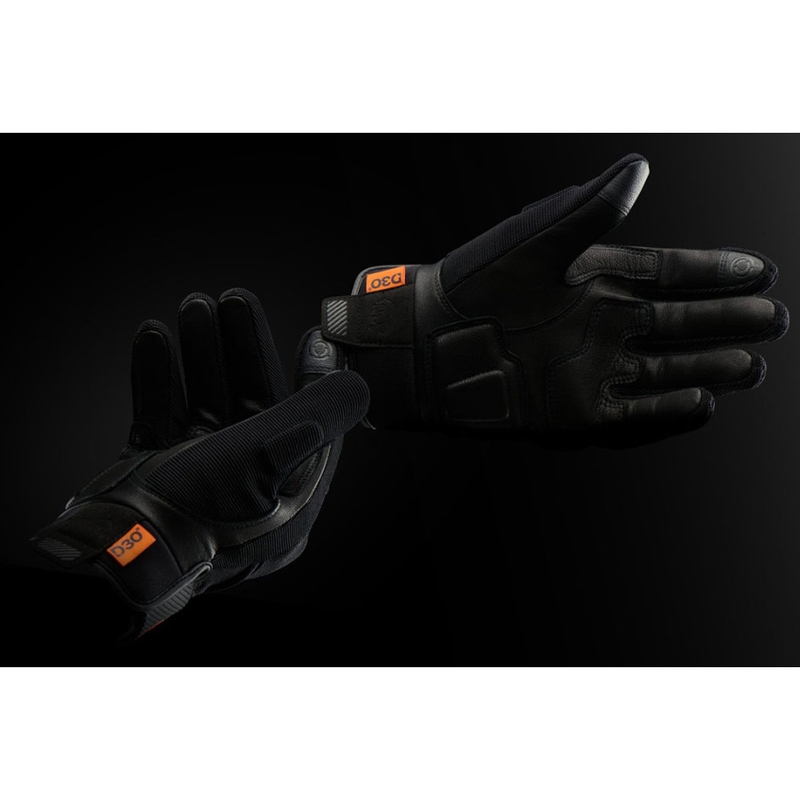 Furygan Jet D3O Evo motocikla cimdi melni-zaļi