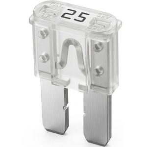 Plakanais drošinātājs MIKRO II 25 A 10 gab.