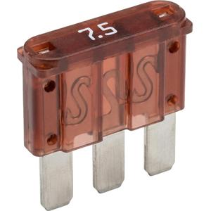 Plakanais drošinātājs MIKRO III 7,5 A 10 gab.