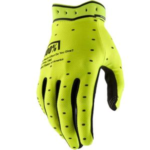 Motokrosa cimdi 100% Ridefit fluo dzelteni