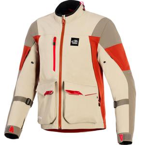 Alpinestars Maxdura Drystar XF motocikla jaka brūna-oranža