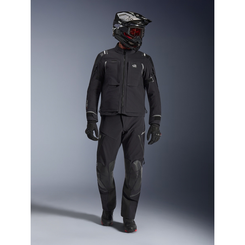 Alpinestars Andes PRO Drystar XF motocikla jaka melna-tumši pelēka
