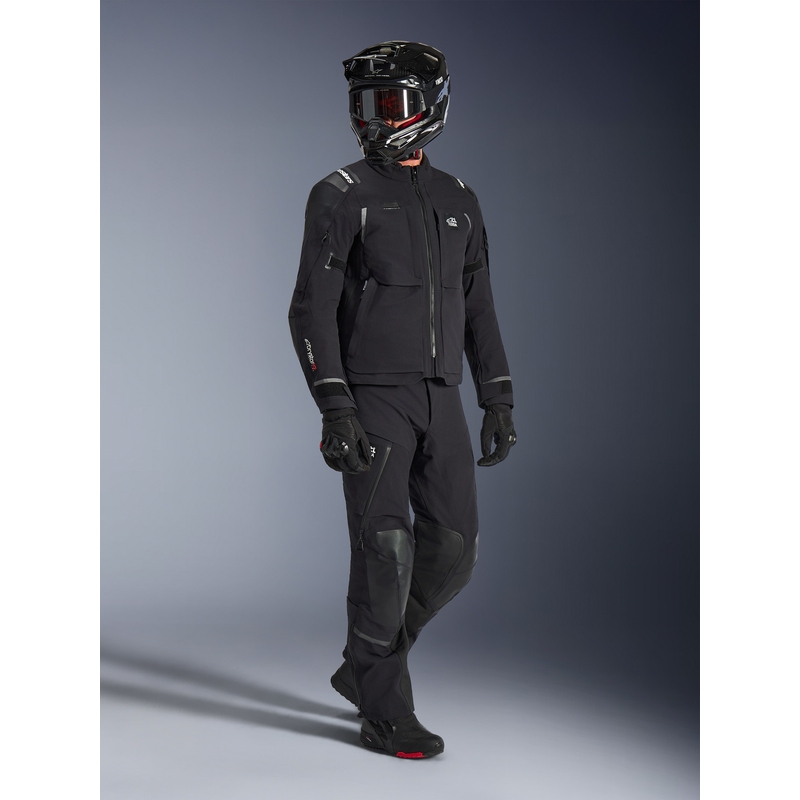 Alpinestars Andes PRO Drystar XF motocikla jaka melna-tumši pelēka