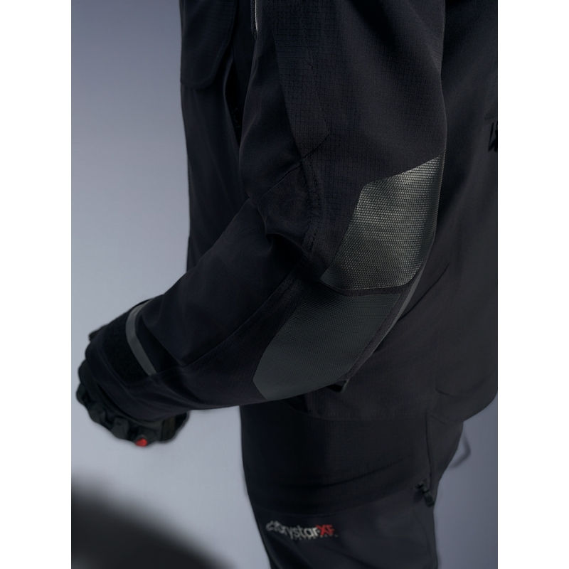Alpinestars Andes PRO Drystar XF motocikla jaka melna-tumši pelēka
